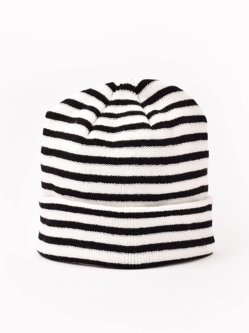 【2色展開】ボーダー ニットキャップ