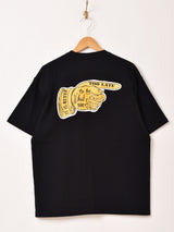 【2色展開】 プリントTシャツ「HAND SIGN」