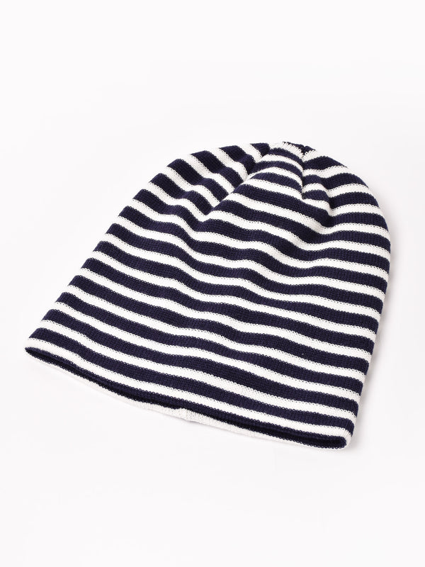 【2色展開】ボーダー ニットキャップ