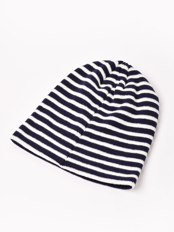 【2色展開】ボーダー ニットキャップ