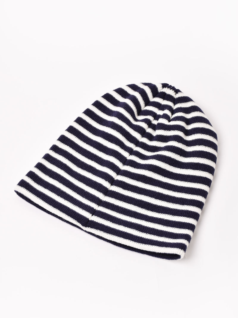 【2色展開】ボーダー ニットキャップ
