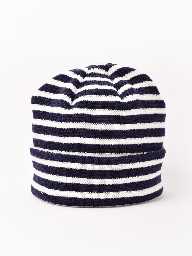 【2色展開】ボーダー ニットキャップ