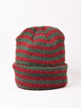 シャギー ボーダー ニットキャップ