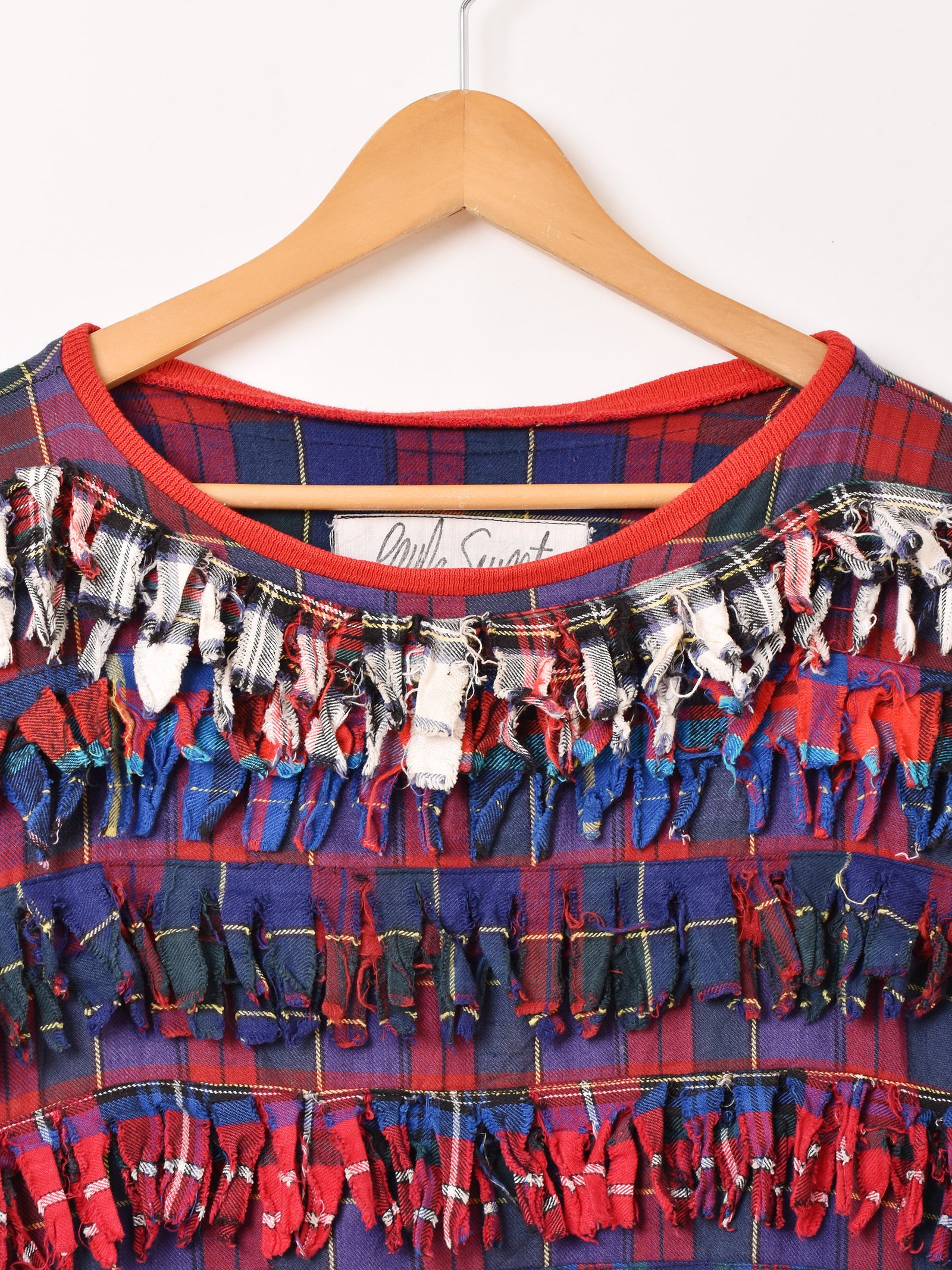 80s vintage Paula Sweet フリンジ スウェット デニム 80s vintage