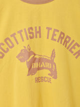 Backers プリント リンガーTシャツ「SCOTTISH TERRIER」
