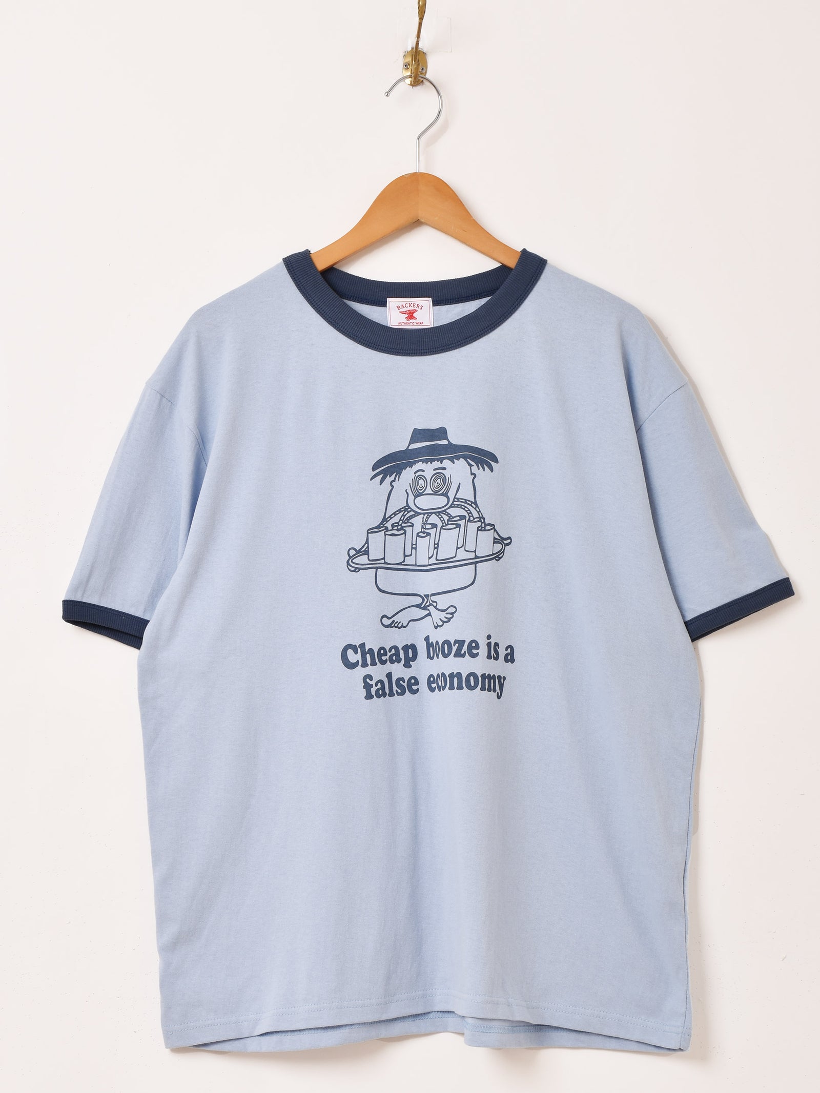 Backers プリント リンガーTシャツ「BEER MONSTER」 – 古着屋Top of