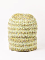 【2色展開】カーリーファー ボーダー ニットキャップ