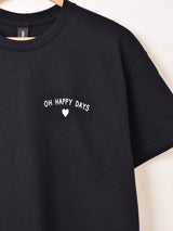 【2色展開】 プリントTシャツ「OH HAPPY DAYS」
