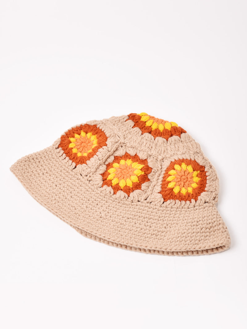 【3色展開】グラニースクエア ニットハット