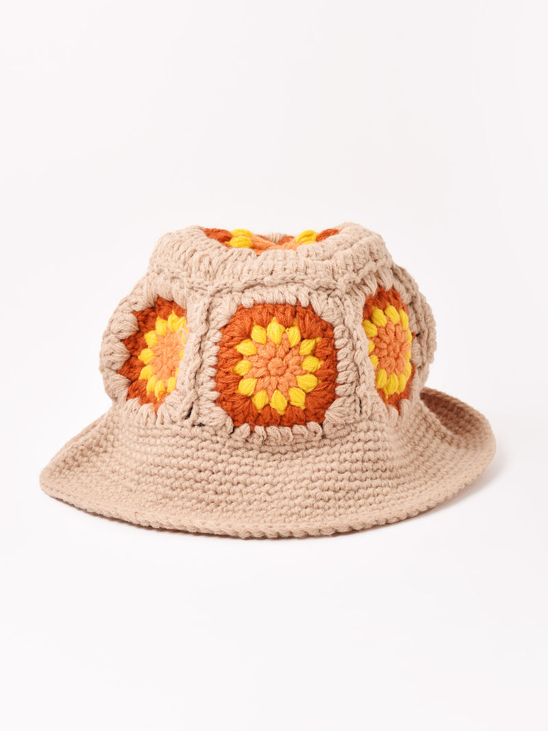 【3色展開】グラニースクエア ニットハット