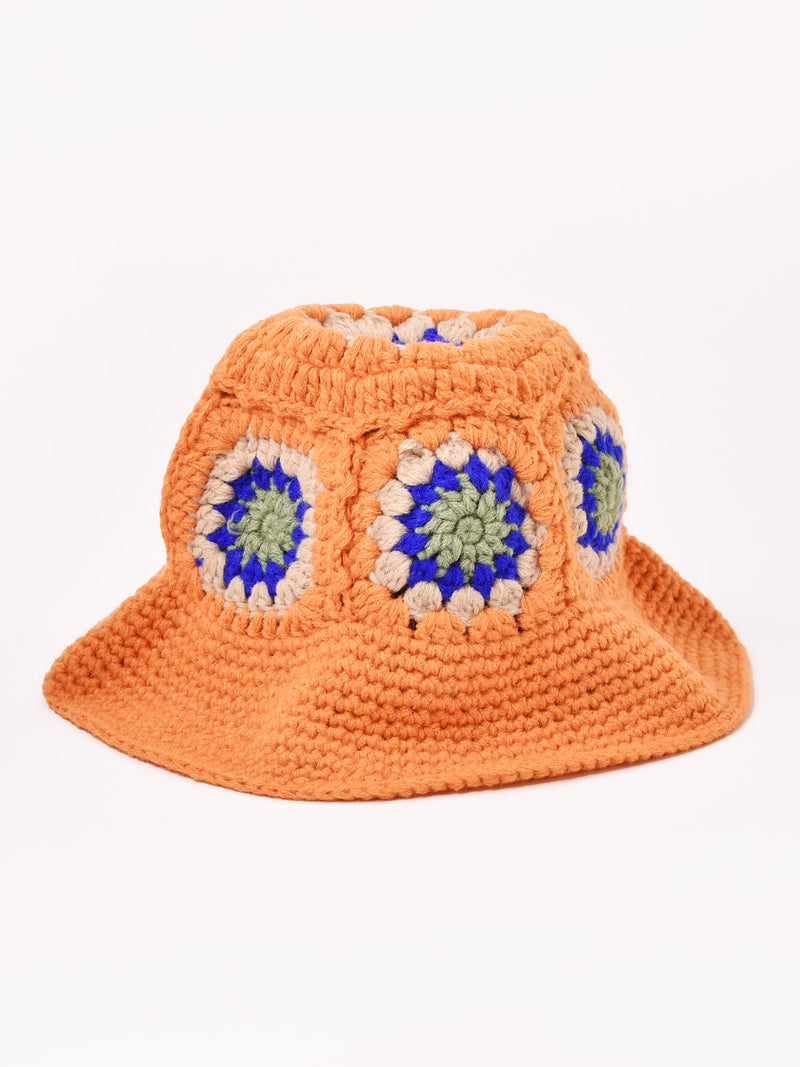 【3色展開】グラニースクエア ニットハット