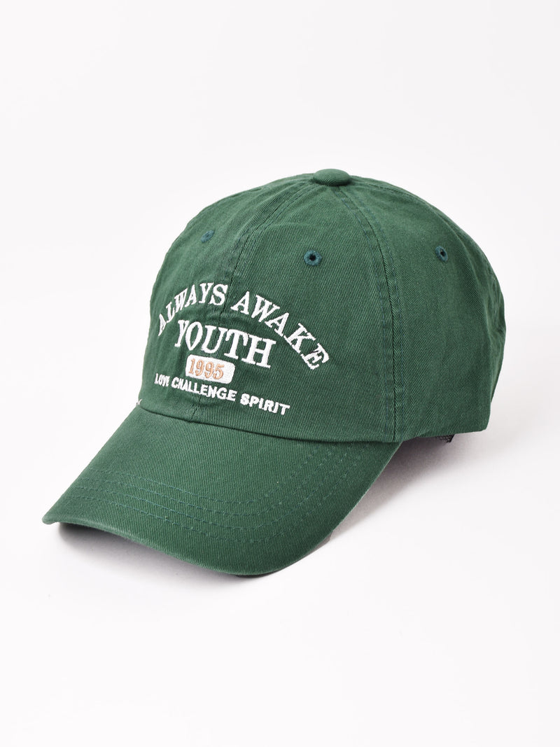 刺繍入り キャップ「ALWAYS AWAKE YOUTH」