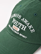 刺繍入り キャップ「ALWAYS AWAKE YOUTH」