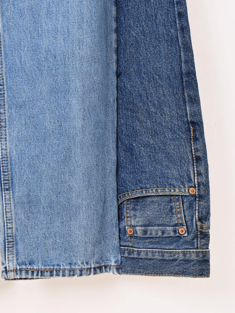 リメイク ワイドフレア デニムパンツ W35 – 古着屋Top of the Hillの 