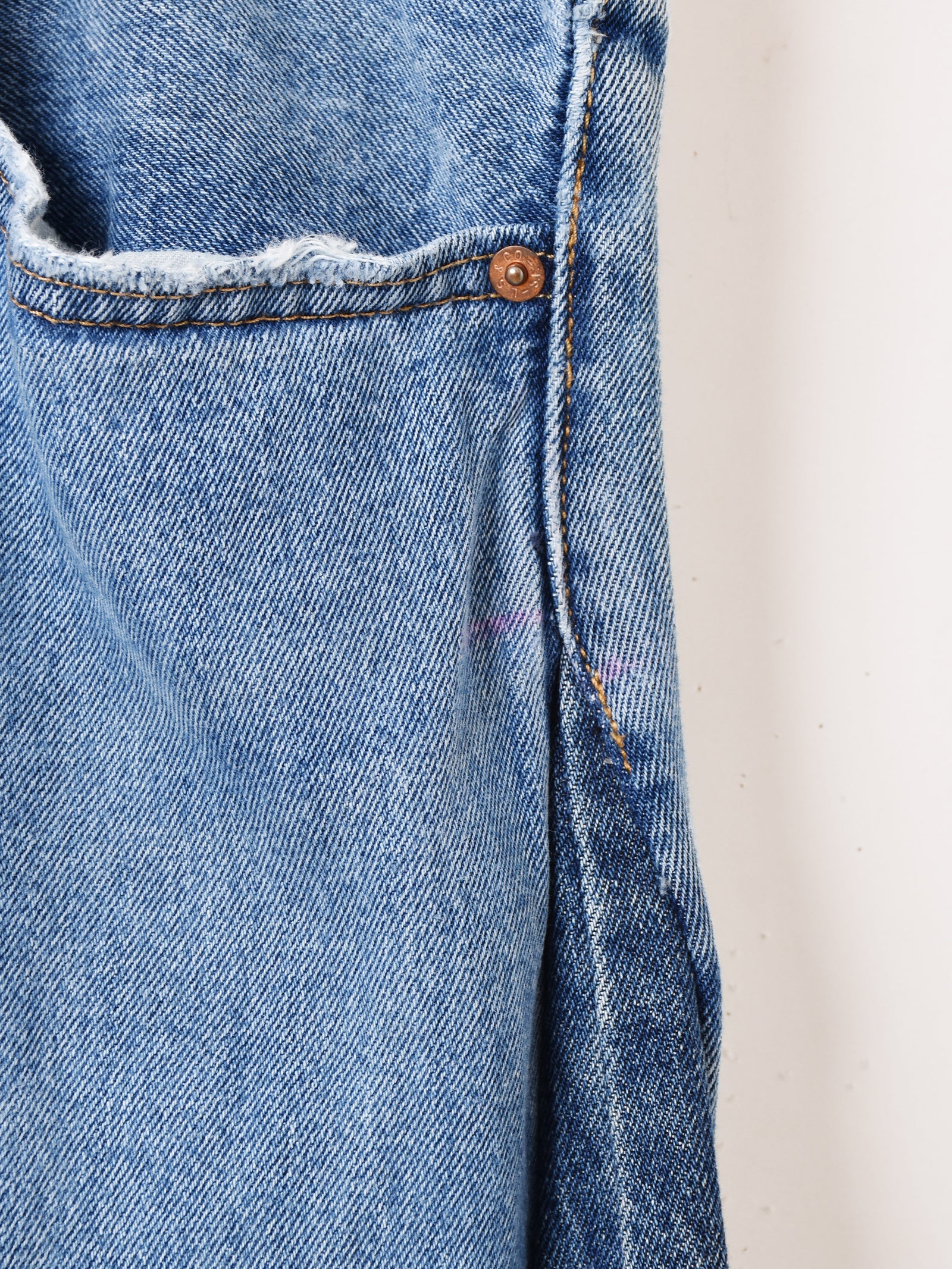 リメイク ワイドフレア デニムパンツ W35 – 古着屋Top of the Hillの