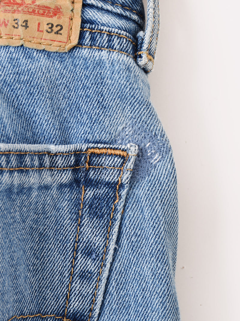 リメイク ワイドフレア デニムパンツ W35 – 古着屋Top of the Hillの