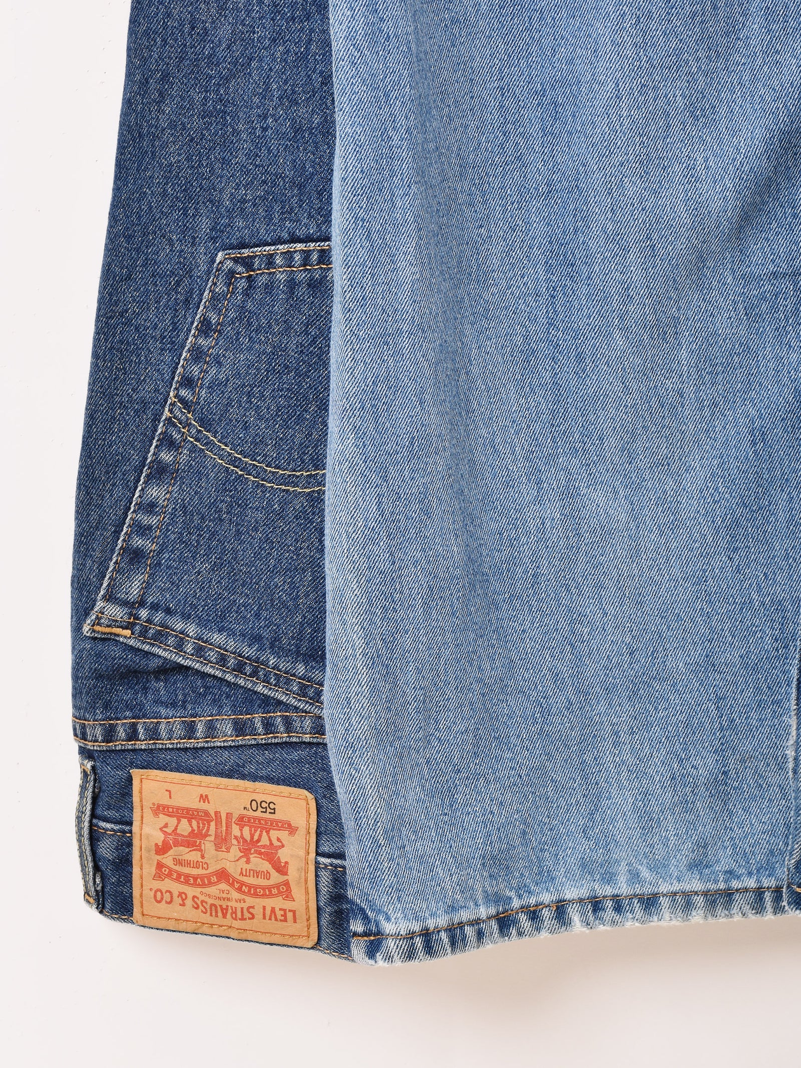リメイク ワイドフレア デニムパンツ W35 – 古着屋Top of the Hillの