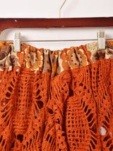 リメイク フリンジ クロシェパンツ