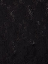 【2色展開】Meridian 花柄レース フリル ノースリーブワンピース