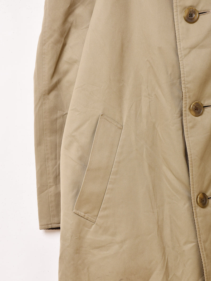 80's  "Aquascutum × F BELLINI" Balmacaan Coat