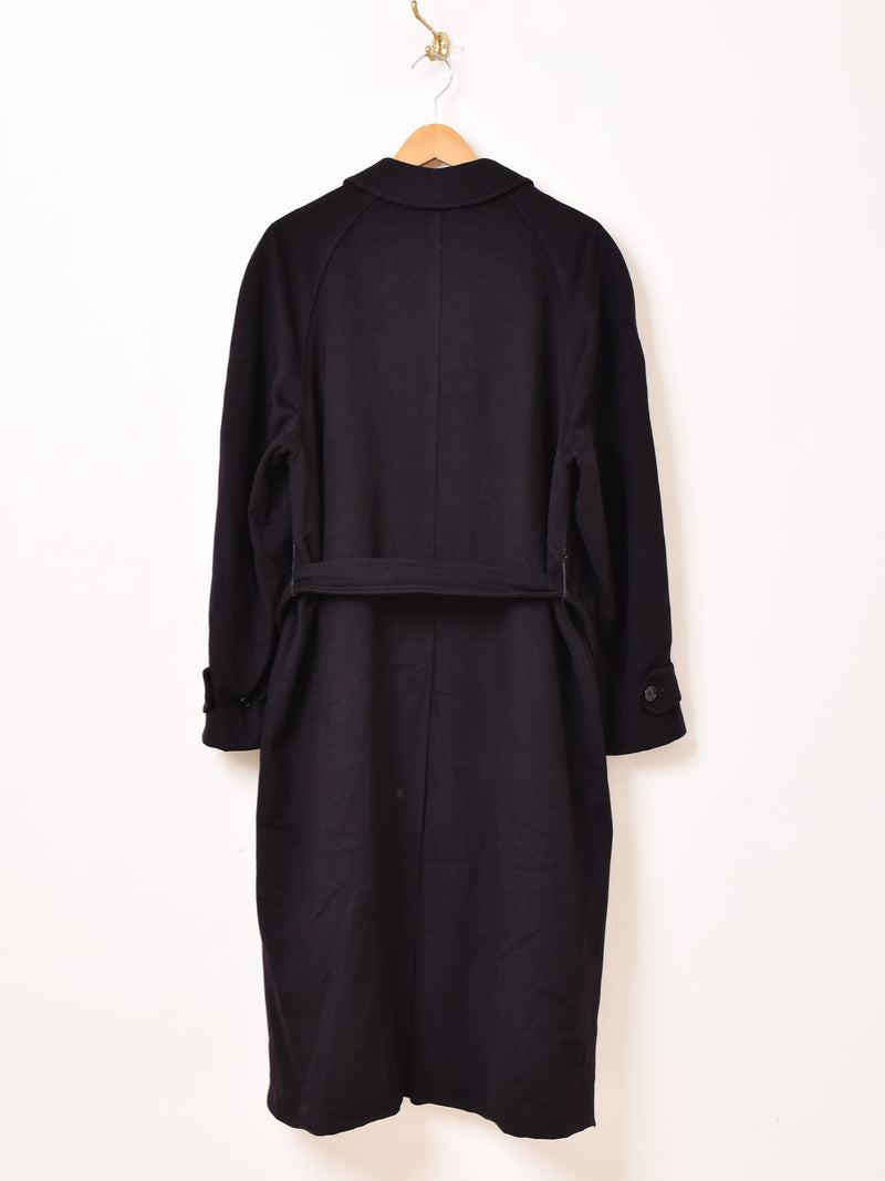 ”MONTEDORO” Wool Soutien Collar Coat