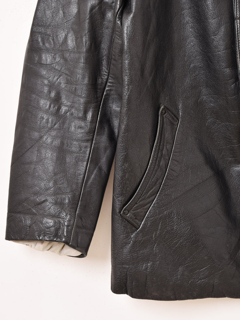 French Leather Coat