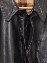 French Leather Coat