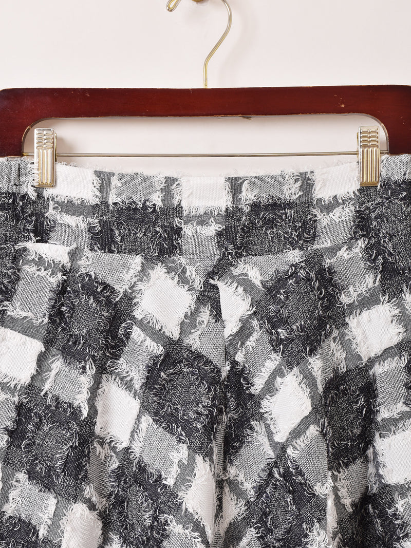 【2色展開】Meridian チェック柄 アソート フレアスカート