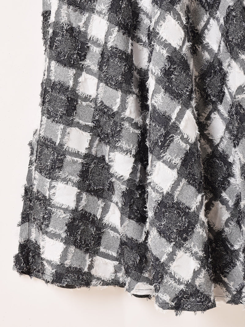 【2色展開】Meridian チェック柄 アソート フレアスカート