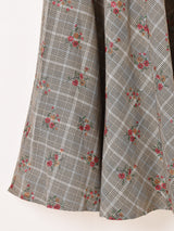 【2色展開】Meridian チェック柄 アソート フレアスカート