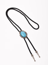 ターコイズ風デザイン ループタイ