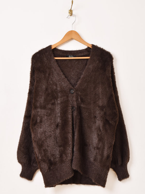 【7色展開】Meridian シャギーニット カーディガン