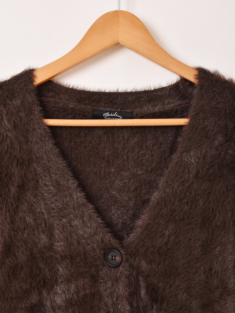 【7色展開】Meridian シャギーニット カーディガン