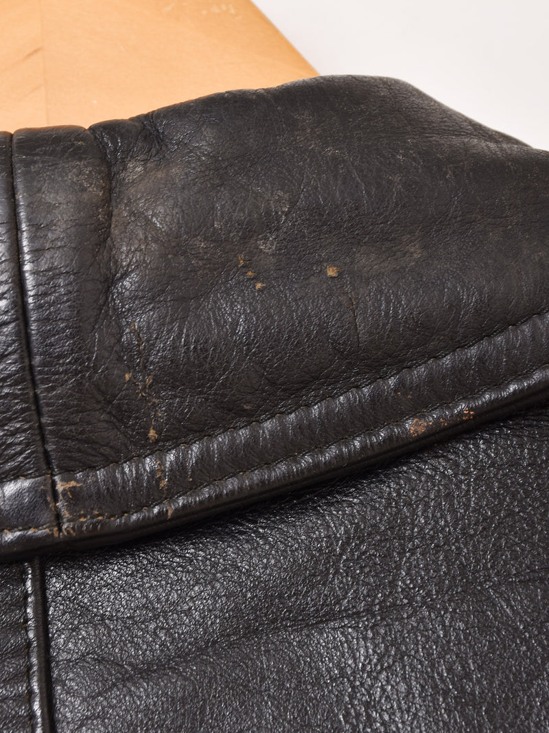 French Leather Coat