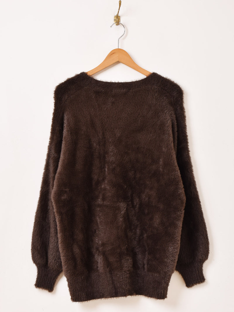 【7色展開】Meridian シャギーニット カーディガン