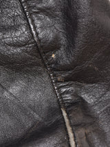 French Leather Coat