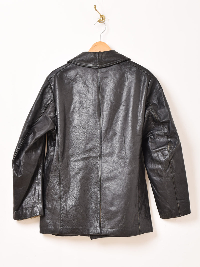 French Leather Coat