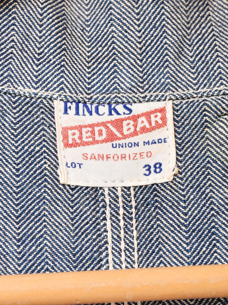 50's "FINCK'S" HBT Shop Coat