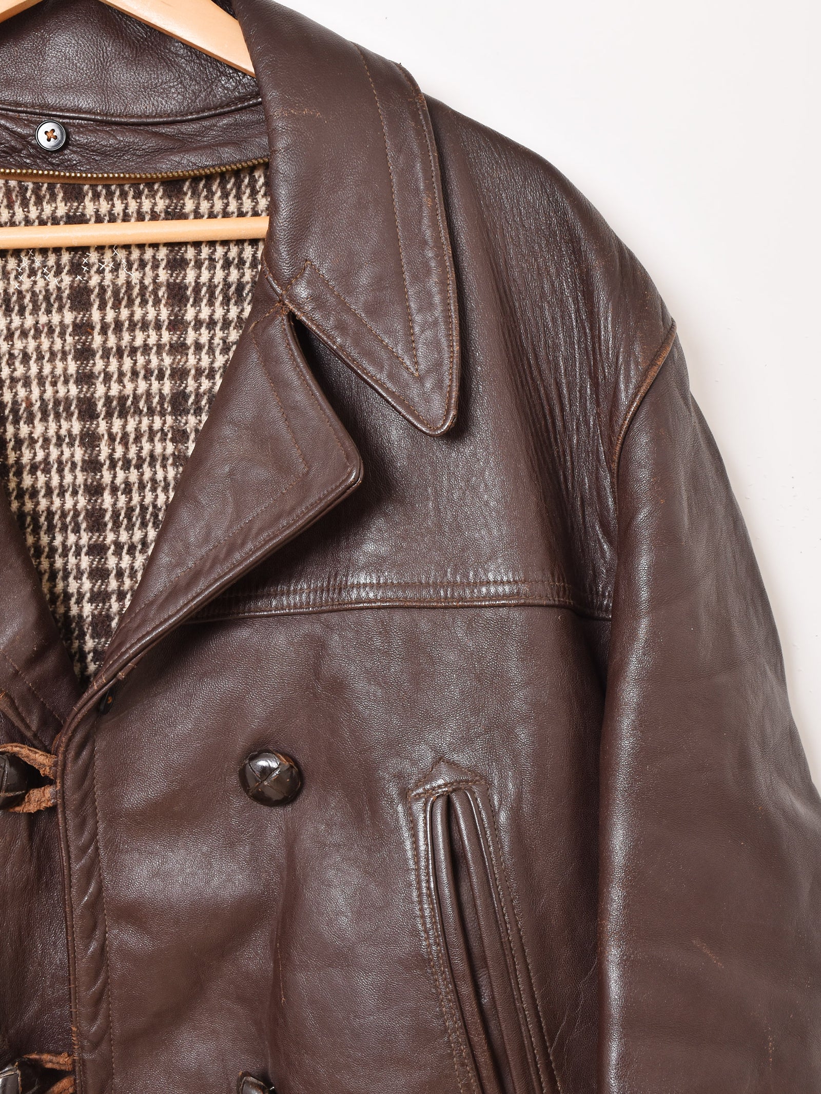 50's〜60's Leather Car Coat – 古着屋Top of the Hillのネット通販サイト
