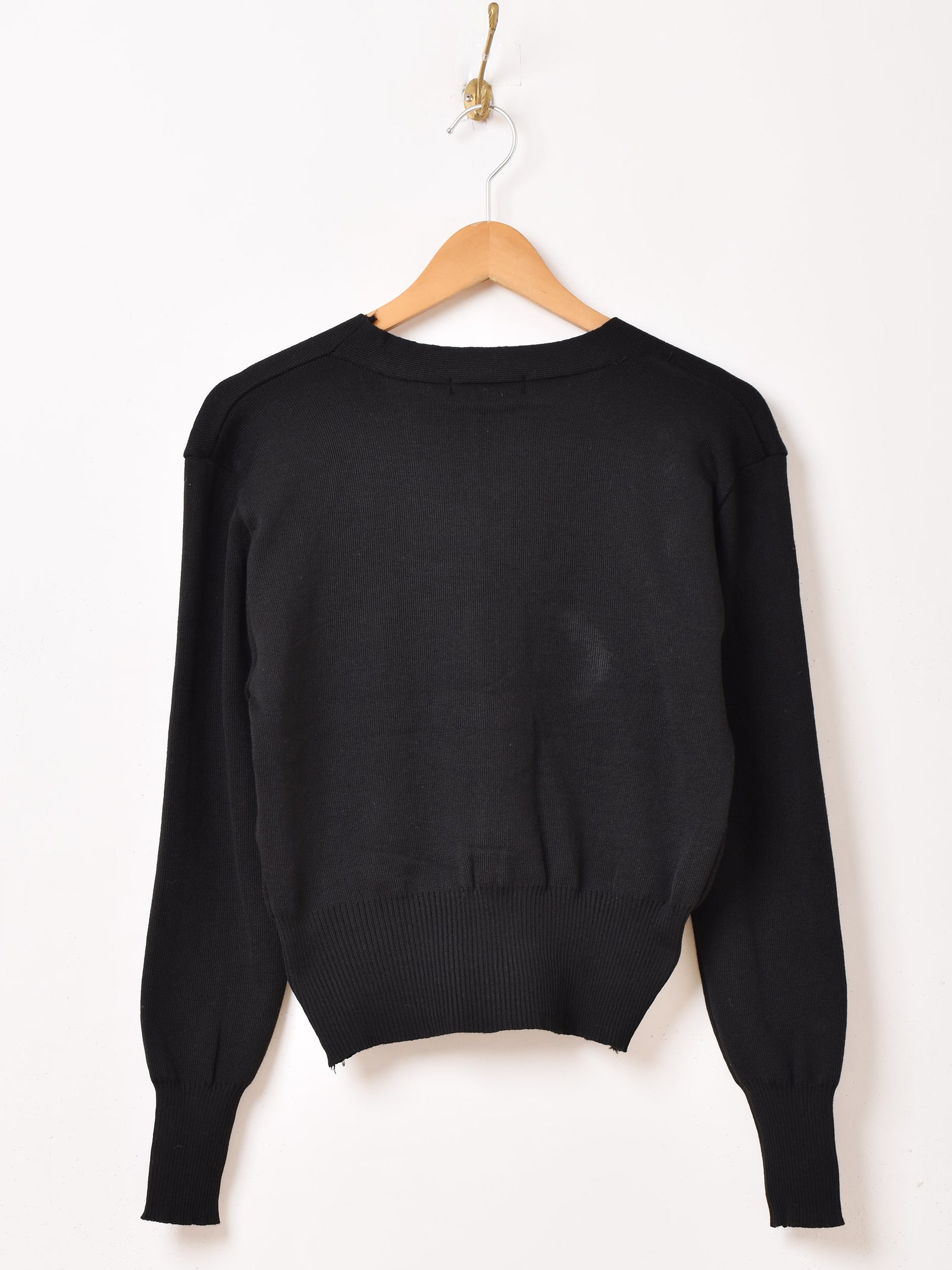 お値下げ！【Cygne】リボン メリノウール カーディガン Adeline 黒 KNIT｜Cygne(シーニュ) 公式サイト