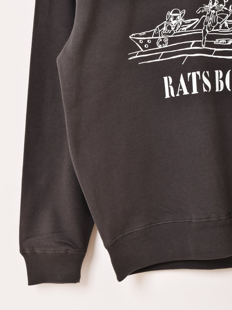 【2色展開】 プリント スウェットシャツ「CRACKER BOX」