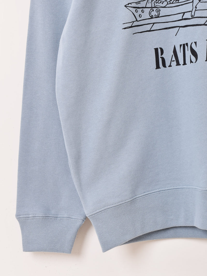 【2色展開】 プリント スウェットシャツ「CRACKER BOX」