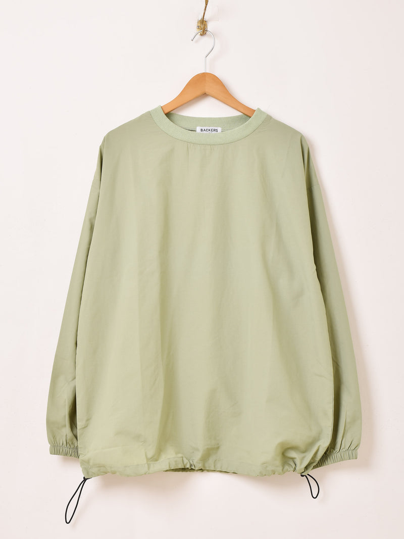 【2色展開】Backers 長袖 ナイロン プルオーバートップス