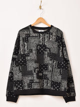 【2色展開】Backers ペイズリー柄 長袖 トップス