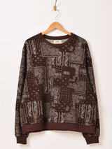 【2色展開】Backers ペイズリー柄 長袖 トップス