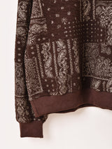 【2色展開】Backers ペイズリー柄 長袖 トップス