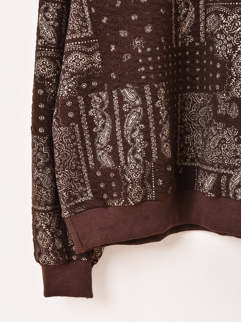 【2色展開】Backers ペイズリー柄 長袖 トップス