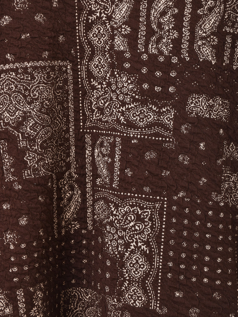 【2色展開】Backers ペイズリー柄 長袖 トップス