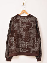 【2色展開】Backers ペイズリー柄 長袖 トップス