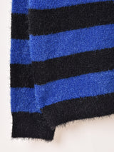 【3色展開】Backers ボーダー柄 シャギー セーター